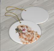 Floral Golden Ceramic Ornament *PRE-ORDER*
