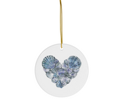 Shell Heart Ceramic Ornament *PRE-ORDER*