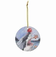 Rudolph Shark Ceramic Ornament
