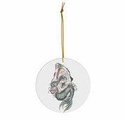 Oyster Mermaid Ceramic Ornament *PRE-ORDER*