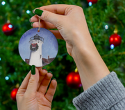 Christmas Nobska Light Ceramic Christmas Ornament