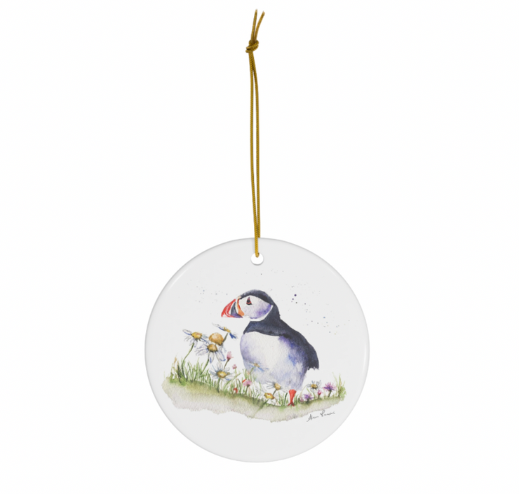 Puffin Ceramic Ornament *PRE-ORDER*