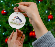 Puffin Ceramic Ornament *PRE-ORDER*