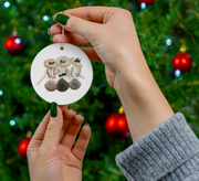 Shell Friends 1 Ceramic Christmas Ornament