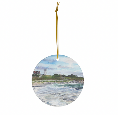 Nobksa Summer  Ceramic Christmas Ornament