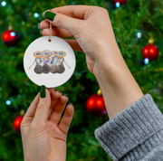 Shell Friends 4 Ceramic Christmas Ornament