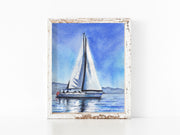 Sailing Blue Waters 8x10 or 5x7 in. Fine Art Print