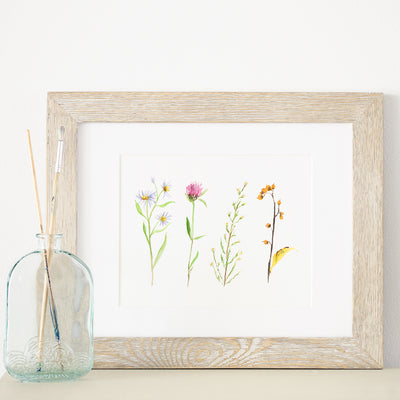 Fall Wildflowers 5x7 or 8x10 Fine Art Print