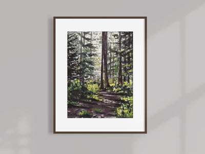 Forest Light 8x10 or 5x7 in Fine Art Print