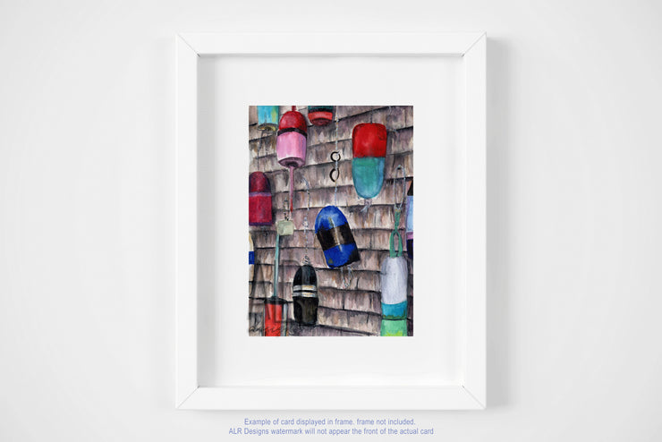 Oh Buoy! 5x7 Blank Greeting Card