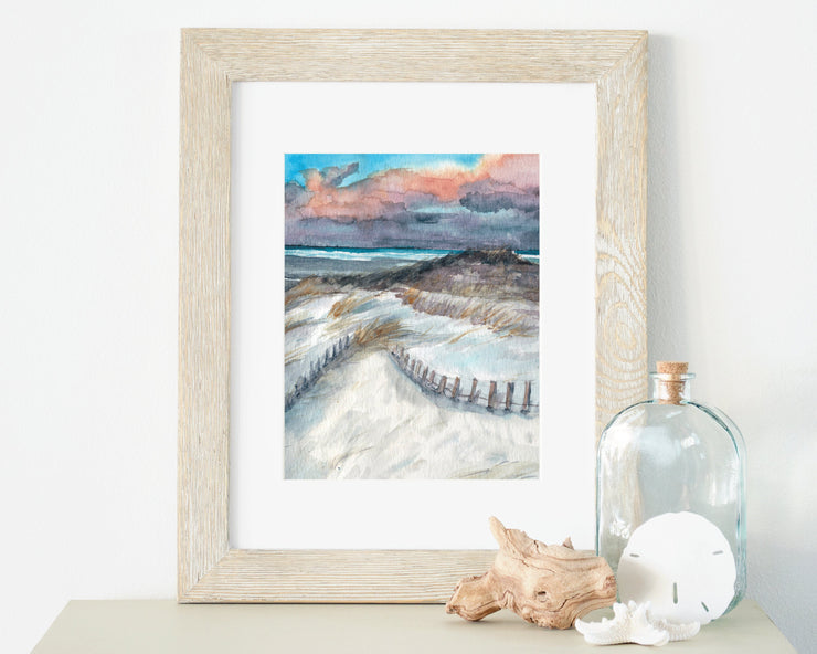 Sunset Dunes 8x10 or 5x7  Fine Art Print