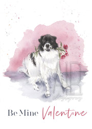 Dog Valentines Day Card 5x7 blank greeting card, for dog lovers, card for partner, card for friend, card for child, cute valentines day card