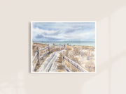Winter Beach 8x10 & 5x7 Print, art print, wall art, home decor, coastal art, coastal decor, beach art, landscape painting