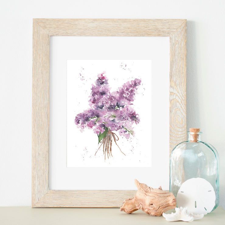Lilac Bouquet 5x7 or 8x10 Fine Art Print