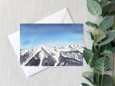 Mountains are Calling 5x7 Blank Greeting Card