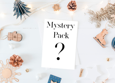MYSTERY CHRISTMAS CARD PACK of 5