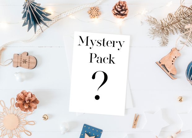 MYSTERY CHRISTMAS CARD PACK of 5