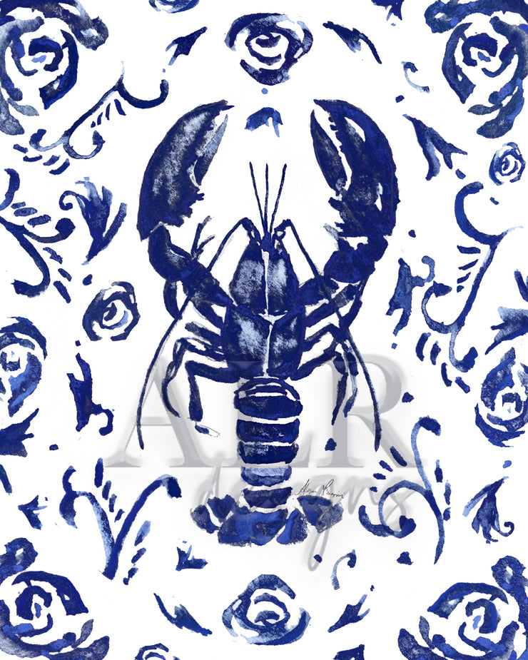 Lobster Trio  8x10 or 5x7 Fine Art Print Set