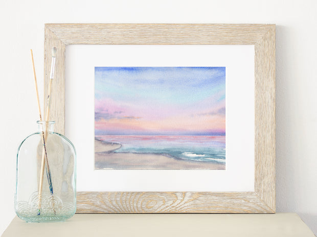 Pastel Sunrise II 5x7, 8x10, or 11x14 in. Fine Art Print