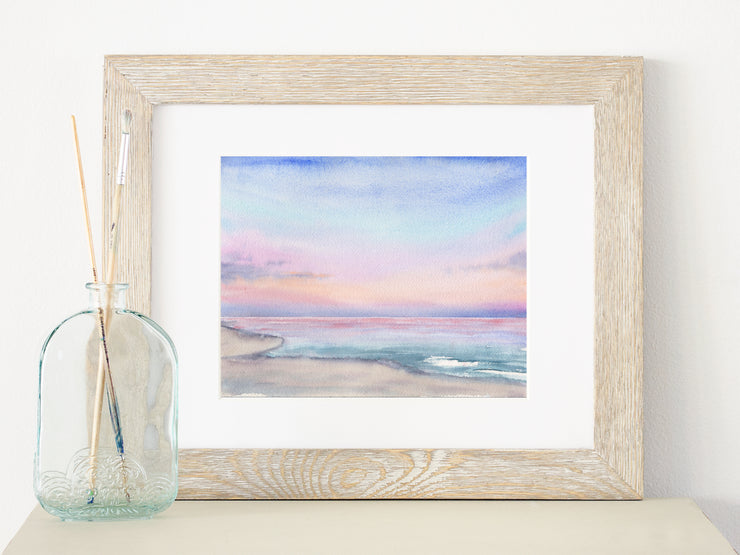 Pastel Sunrise II 5x7, 8x10, or 11x14 in. Fine Art Print