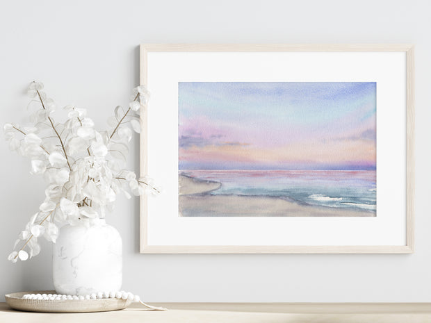 Pastel Sunrise II 5x7, 8x10, or 11x14 in. Fine Art Print