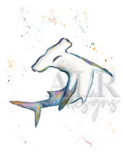 Rainbow Hammerhead 8x10 or 5x7 in Fine Art Print