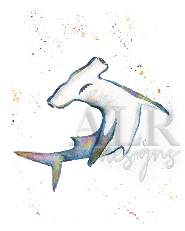 Rainbow Hammerhead 8x10 or 5x7 in Fine Art Print