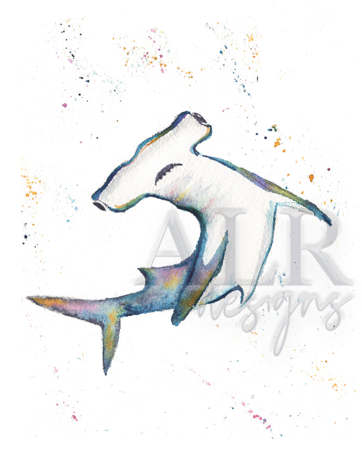 Rainbow Hammerhead 8x10 or 5x7 in Fine Art Print