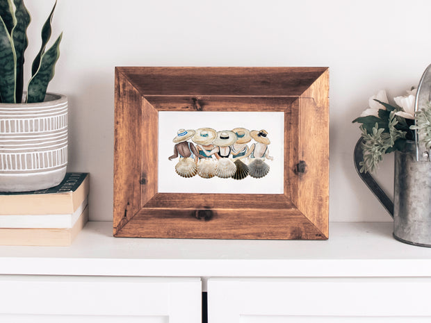 Shell Friends Group 2, 8x10 or 5x7  Fine Art Print
