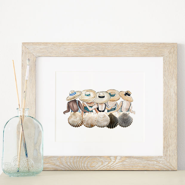 Shell Friends Group 2, 8x10 or 5x7  Fine Art Print