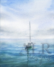 Sail Away 8x10 or 5x7 in. Fine Art Print