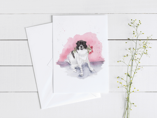 Sasha Flower 5x7 Blank Greeting Card