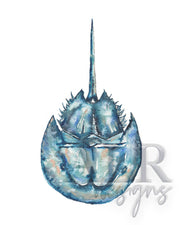 Salty Horseshoe Crab 8x10 or 5x7 in. Fine Art Print