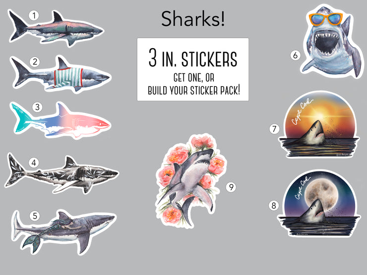 3 inch stickers! Build your own sticker pack!