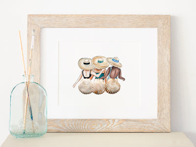 Shell Friends III 8x10 or 5x7 P Fine Art Print