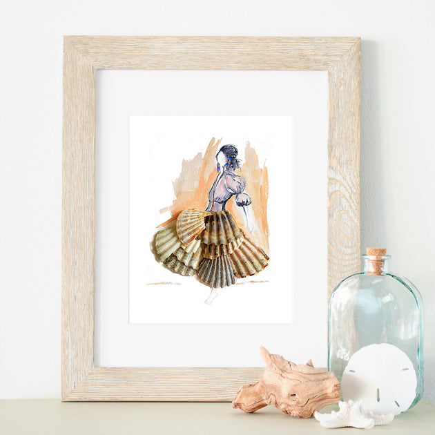 Shell Lady II 8x10 or 5x7 Fine Art Print – ALR Designs