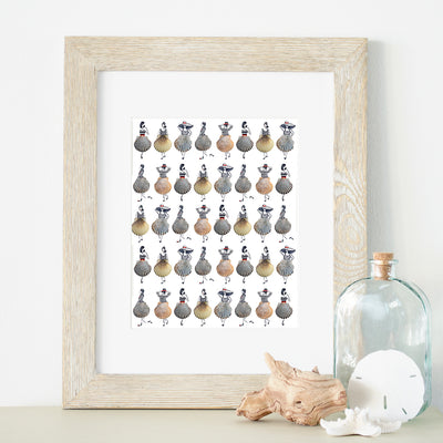 Shell Lady Summer, Fine Art Print