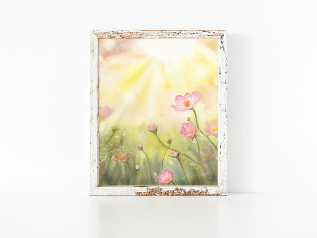 Spring Morning Print Set- Botanical Wall Art (Set of 2)