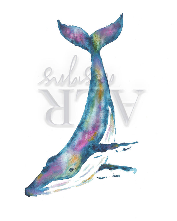 Rainbow Sea life Set of Two 8x10 or 5x7 Fine Art Prints