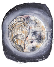 Oyster Moon 5x7 or 8x10 Fine Art Print