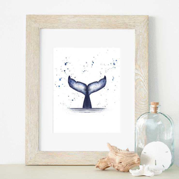 Whale Tail 5x7 or 8x10 Fine Art Print